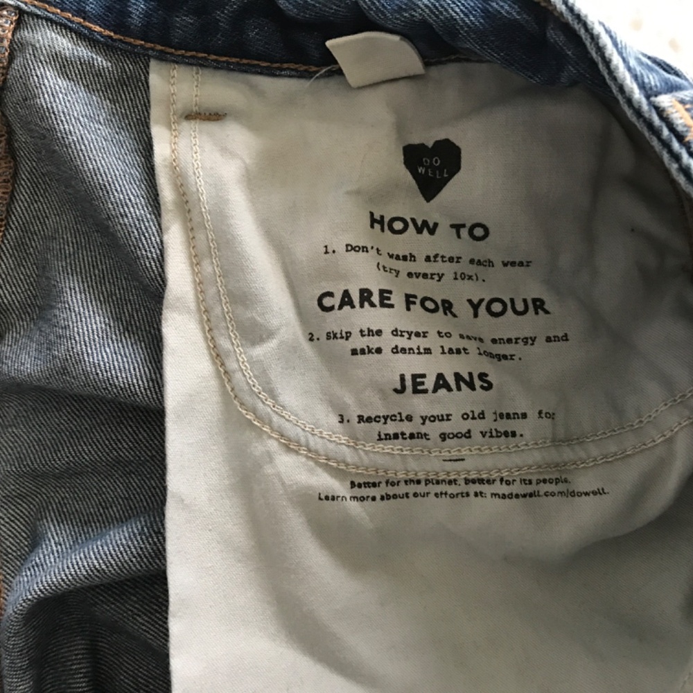 Madewell Curvy Fit Balloon Leg Jeans size 26 - Picture 10 of 10